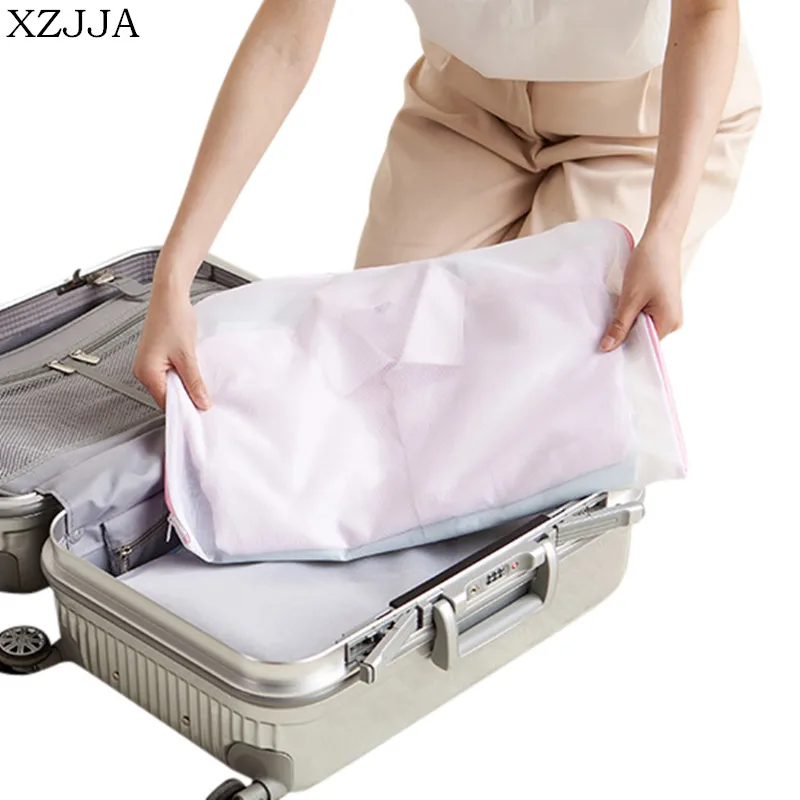 XZJJA الإبداعية يمكن تجفيف الغسيل أكياس الملابس الداخلية الصدرية سلال شبكة كيس غسيل غسل الرعاية الحقيبة المنزلية عدد تَنْظيف