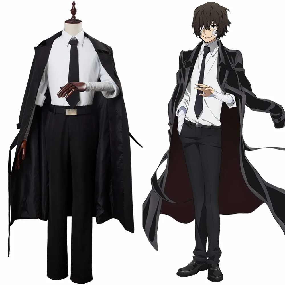 

Bungo Stray Dogs Osamu Dazai Cosplay Costume Season 3 Osamu Dazai Outfit Suit Adult Men Women Halloween Carnival Costume