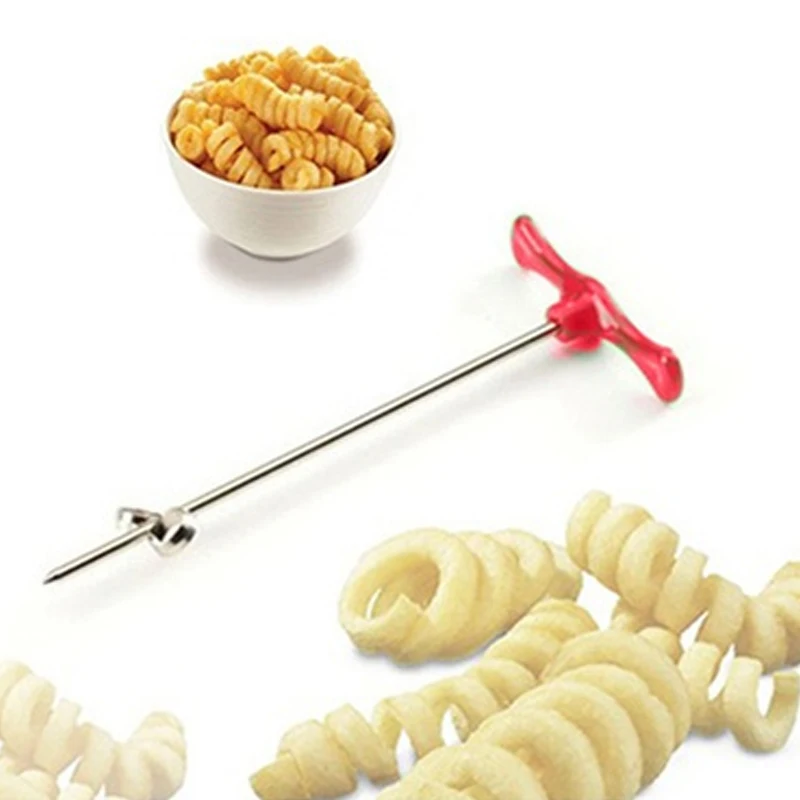 С Ручным роликом спиральный слайсер редис инструменты для приготовления картофеля спиральная овощерезка кухонные принадлежности, фрукты резьбы инструменты