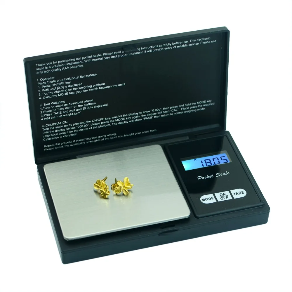 Jewelry Scale 200g/0.01g Mini Pocket Gram Weight Precision Portable