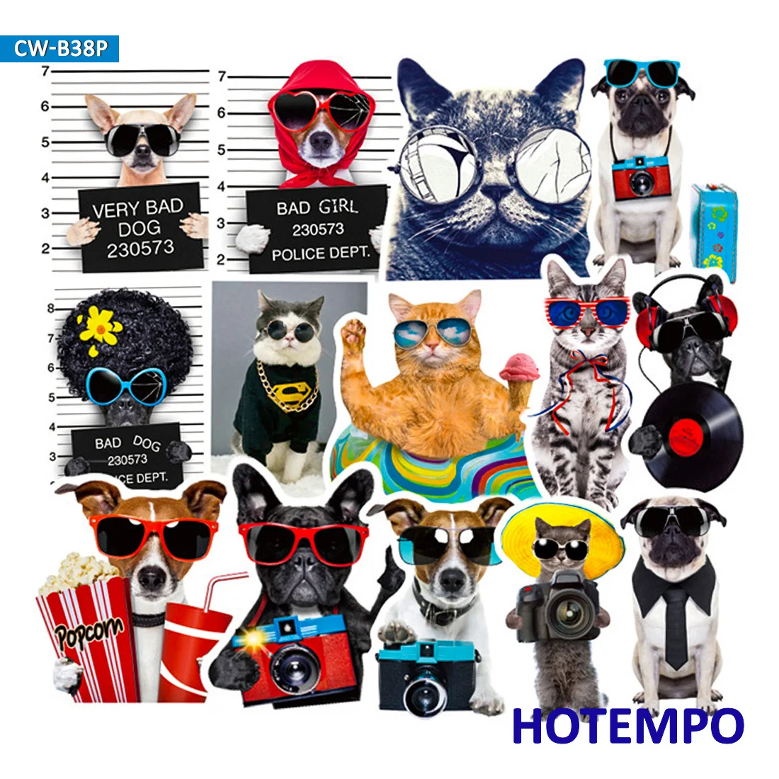 Cute Pets Puppy Cat Dog Animal Stickers on Mobile Phone Laptop Luggage Suitcase Guitar Case Skateboard Bike Car Decal Stickers Cute Pets Puppy Cat Dog Animal Stickers on Mobile Phone Laptop Luggage Suitcase Guitar Case Skateboard Bike Car Decal Stickers