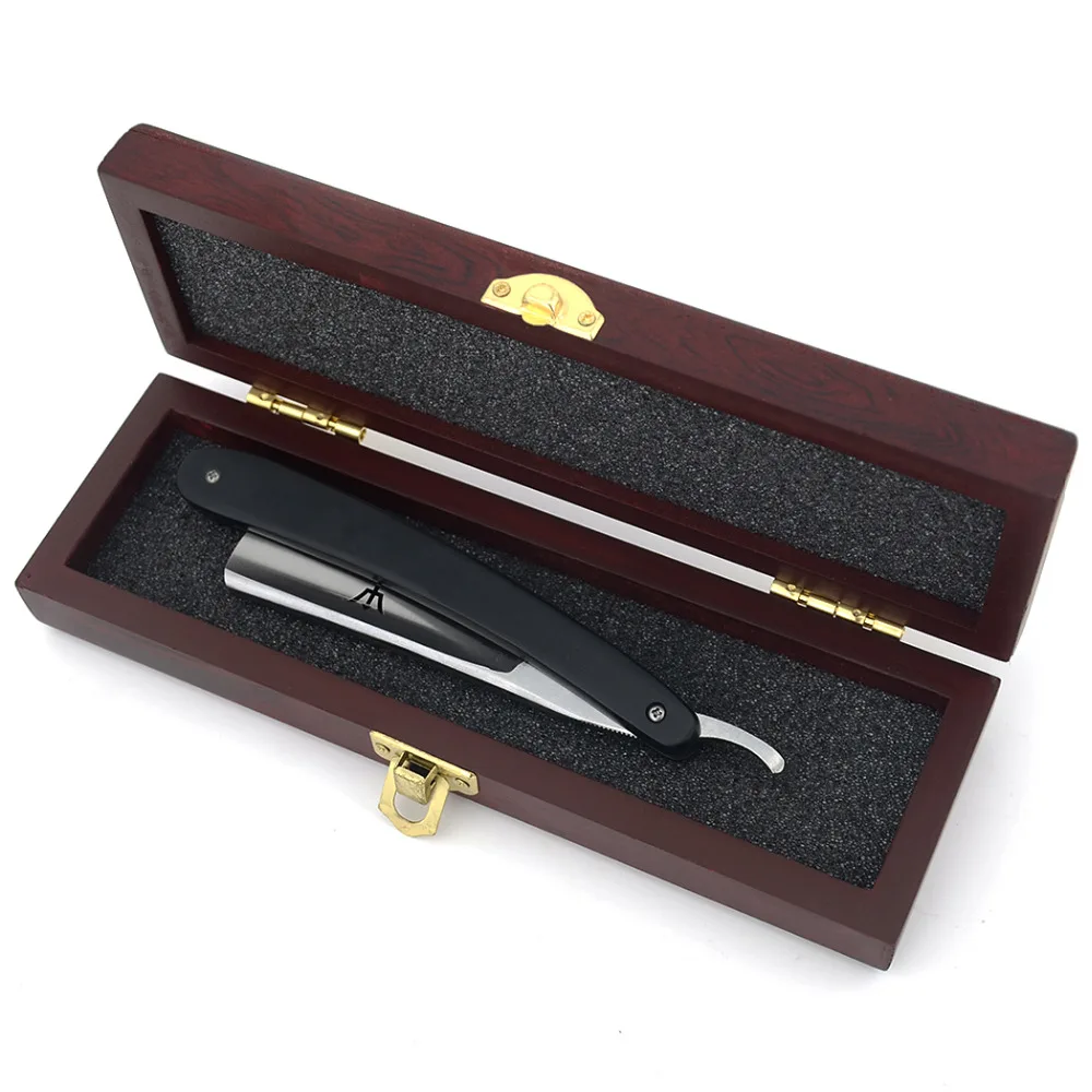 Zy Men Straight Shaving Razor Cut Throat Folding Knife Ebony Handle Gift Box Stainless Steel Shave Beard Barber In Razor From Beauty Health On Zy Men Straight Shaving Razor Cut Throat Folding Knife Ebony Handle Gift Box Stainless Steel Shave Beard Barber In Razor From Beauty Health On