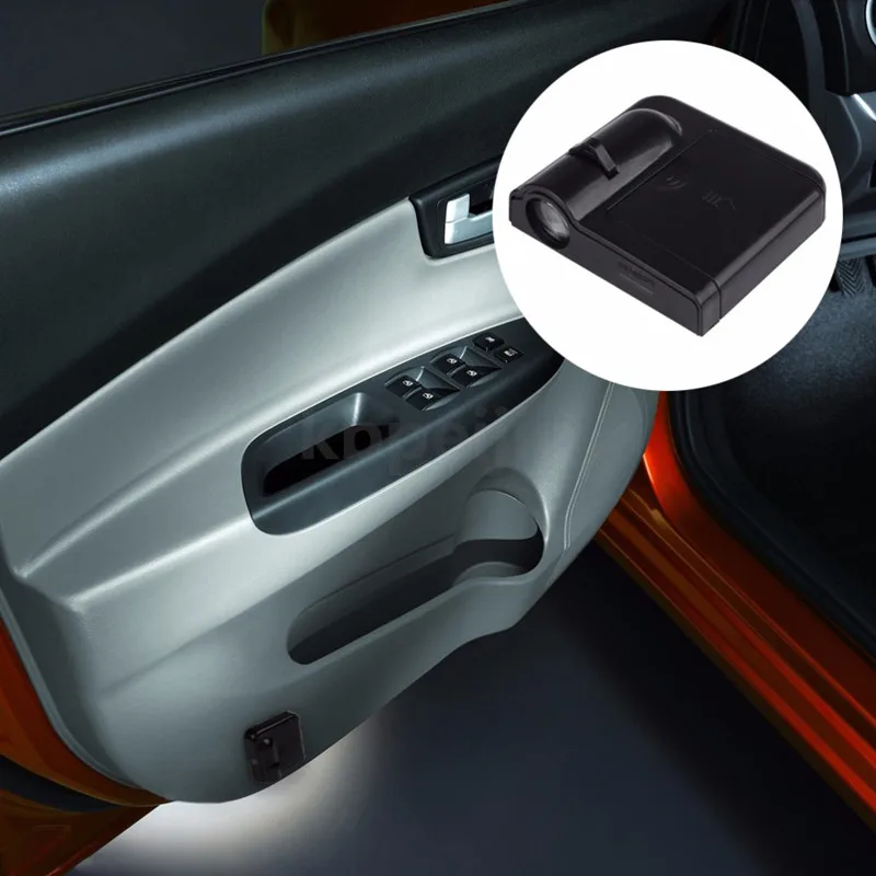 

2PC Car styling LED Wireless Car Welcome Door Projector Logo Batman for SEAT cover leon ibiza altea alhambra heater accessories