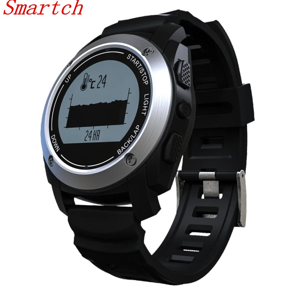 

Smartch S928 Real-time Heart Rate Monitor Tracker GPS Smart Watch Air Pressure Environment Temperature Height Sports Watch Smart