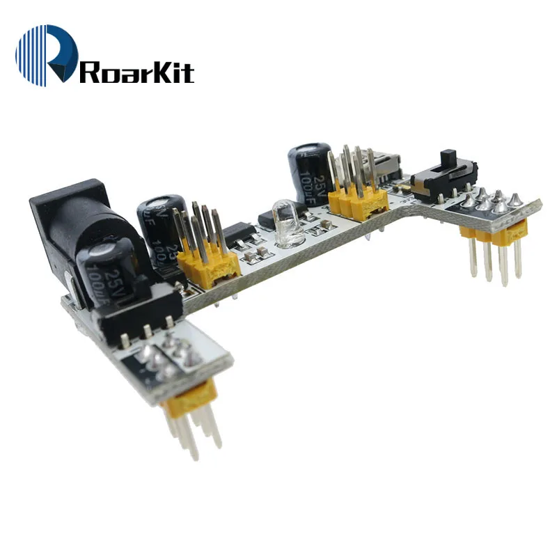 MB102 DC 7 12 в мини Интерфейс Micro USB макетная плата модуль питания с 2 каналами для Arduino
