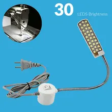 LED Machine Sewing Light 220v 30 LED Table Desk Lamp with Magnetic Mounting Base for Sewing