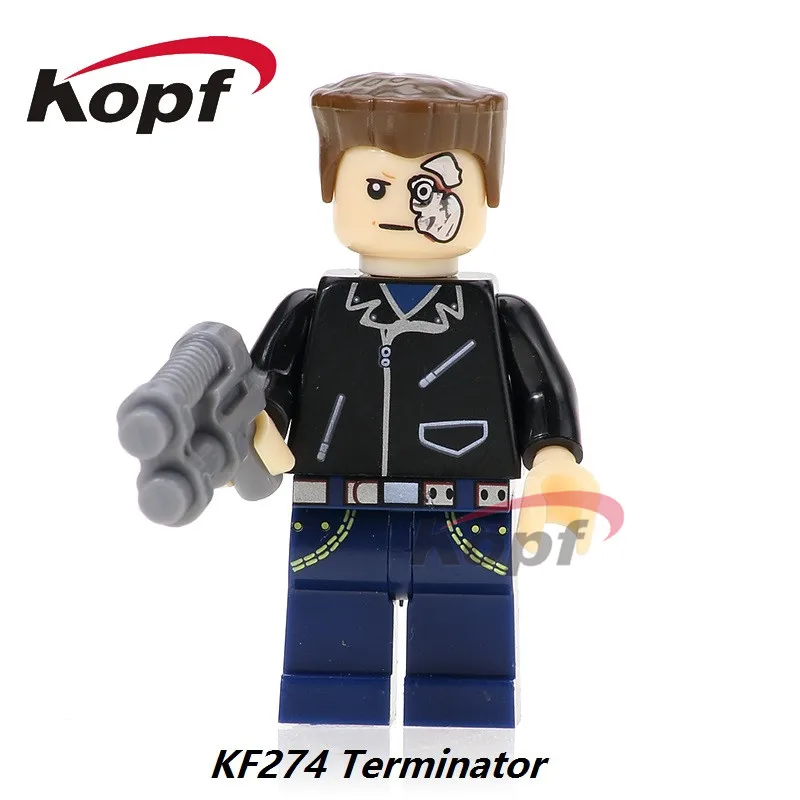 

Single Sale Super Heroes The Antiheroes Terminator Bride Deadpool Punisher Building Blocks Collection Toys for children KF274
