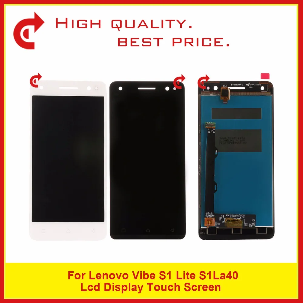 

High Quality 5.0" For Lenovo Vibe S1 Lite S1La40 LCD Display With Touch Screen Digitizer Sensor Panel Assembly Free Shipping