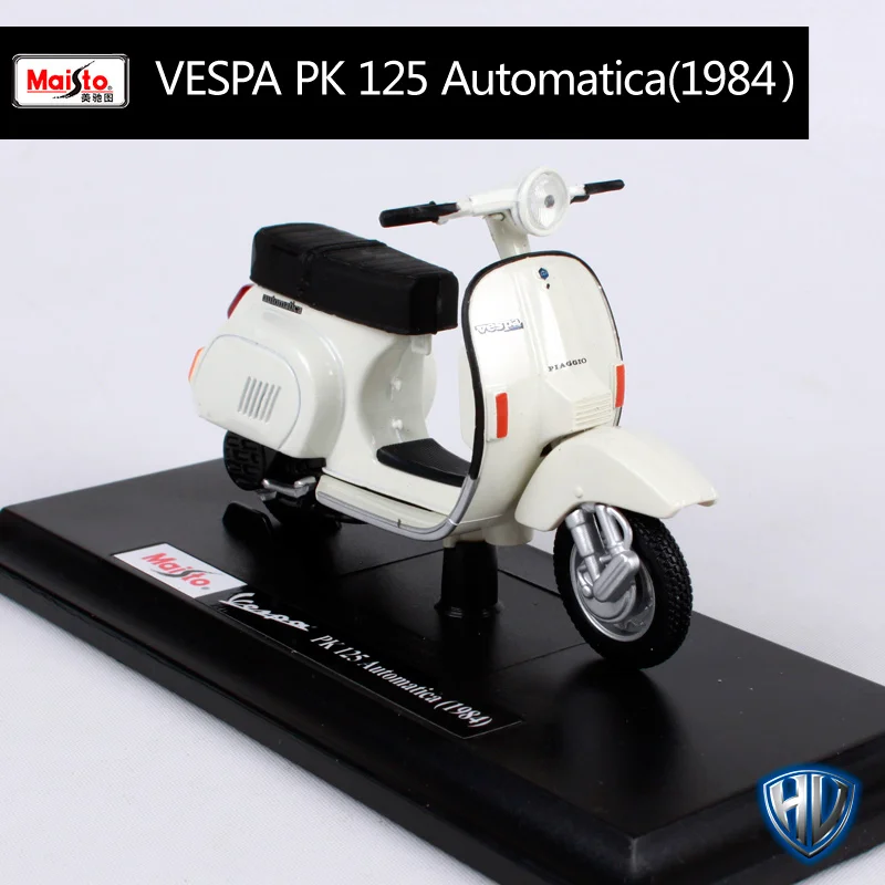 Maisto 1:18 12 Скутеры Vespa мотоциклетные литые под давлением для женщин мотоциклетные мини мотоцикл модель подарок для коллекционирования 39540 - Цвет: 04337