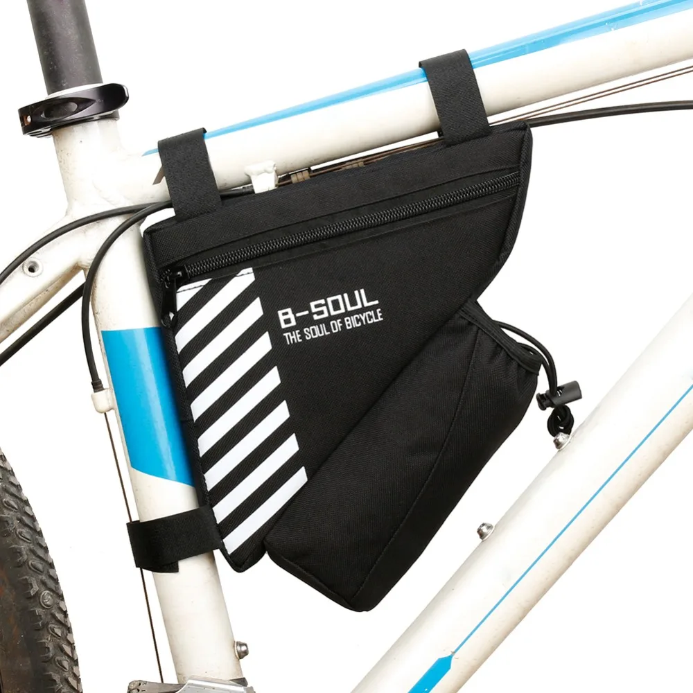 MTB Mountain Bike Bicycle Front Frame Triangle Bag Water Bottle Holder Tube Bag