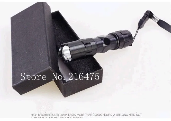 free shipping Mini aluminum 3W LED Torch Handy Flashlight Waterproof for Sporting camping the mini flashlight | Лампы и освещение