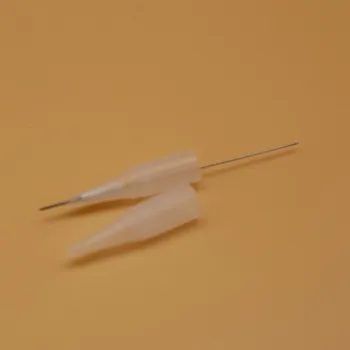 

500 Pcs 3RL 5mm Individual Package Eyebrow Tattoo Needle Tips for Permanent Makeup Eyebrow Lip Tattoo Machine Needle Caps