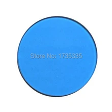 LXFT-B32 32 мм синий оптический стеклянный фильтр для микроскопа, синий фильтр вернет светильник в более естественный белый светильник