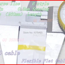 ЖК-кабель 0,5 мм расстояние+ 260 мм длина+ 40Pin B/обратная линия мягкий провод FFC Гибкий плоский кабель. 40 P* 0.5B* 260 мм