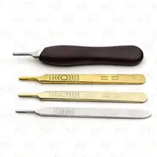 № 3 Скальпель с ручкой Подходит для лезвия из нержавеющей стали хирургическая рукоятка/пластиковая хирургическая рукоятка гравировка ручные инструменты хирургическое лезвие