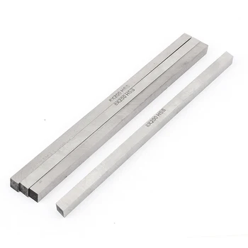 

4 pcs CNC Lathe HSS Square Cutting Tool Bits Bar 8mm x 8mm x 200mm Gray