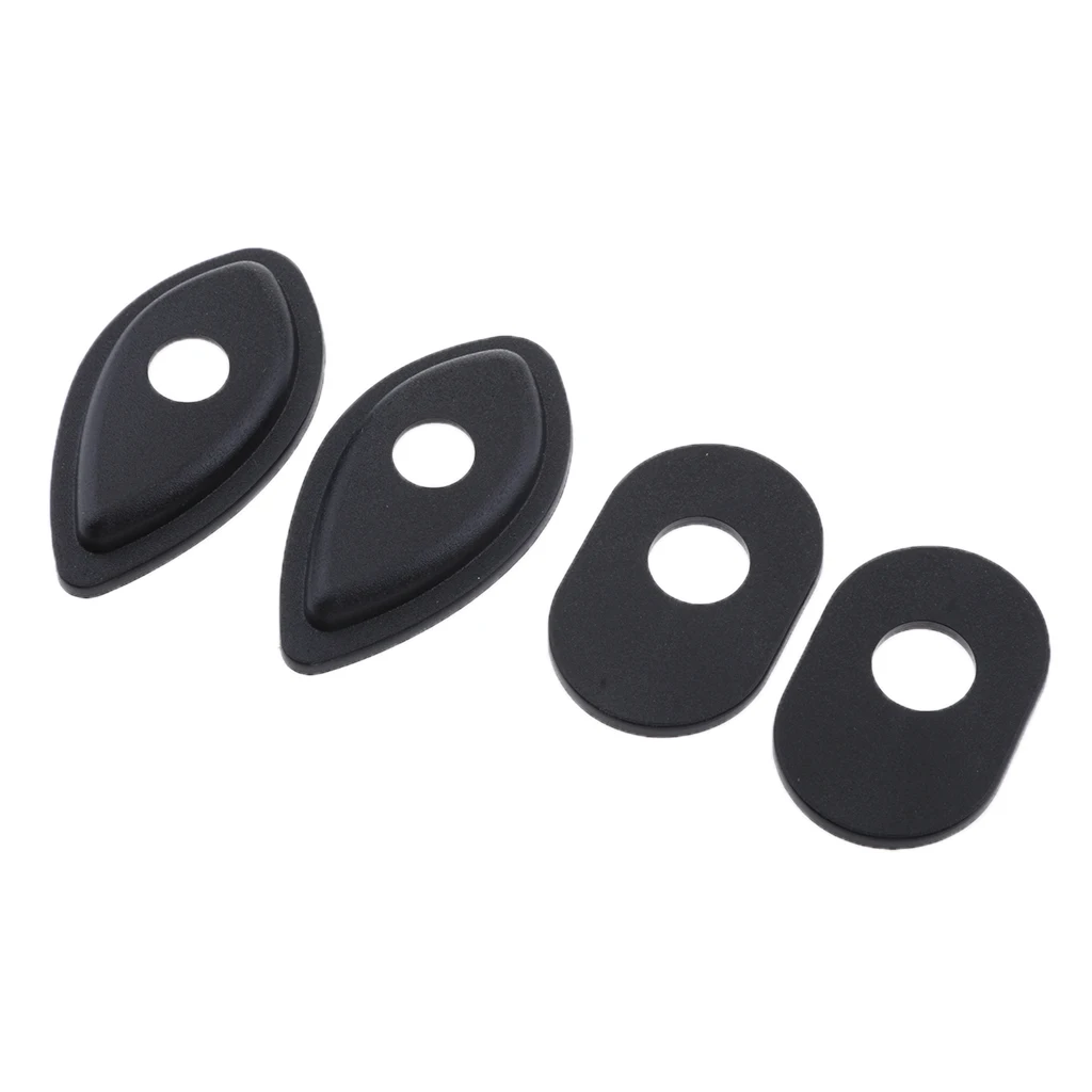  Motorcycle Front/Rear Indicator Turn Signal Light Adapter Spacers for Honda NC700S NC700X 12-13 Motorcycle Part Black