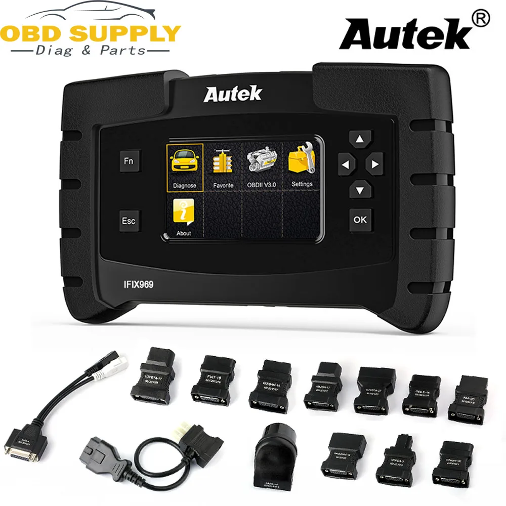 

Autek IFIX969 Car Professional Automotive Scanner Engine Transmission Airbag ABS Scanner TPMS SRS EPB OBD OBDII Scan Auto Tool