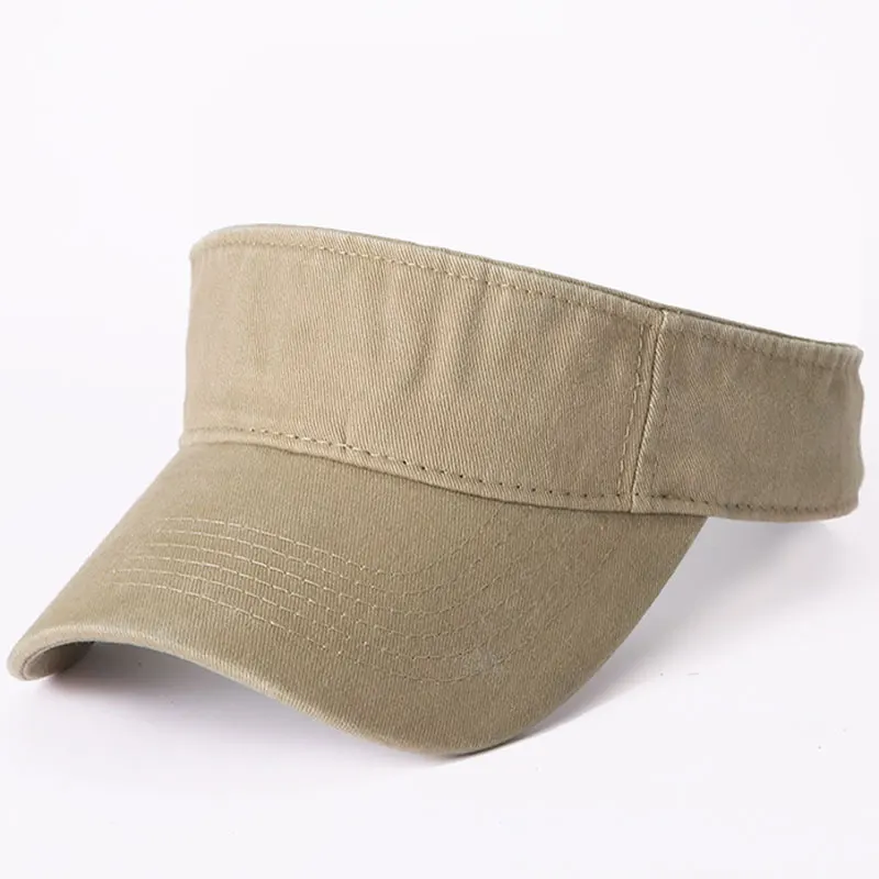 Cotton Sun Visor Cap Men Women Summer 