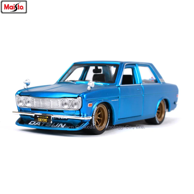 

Maisto 1:24 Nissan1971 DATSUN 510 authorized simulation alloy car model crafts decoration collection toy tools