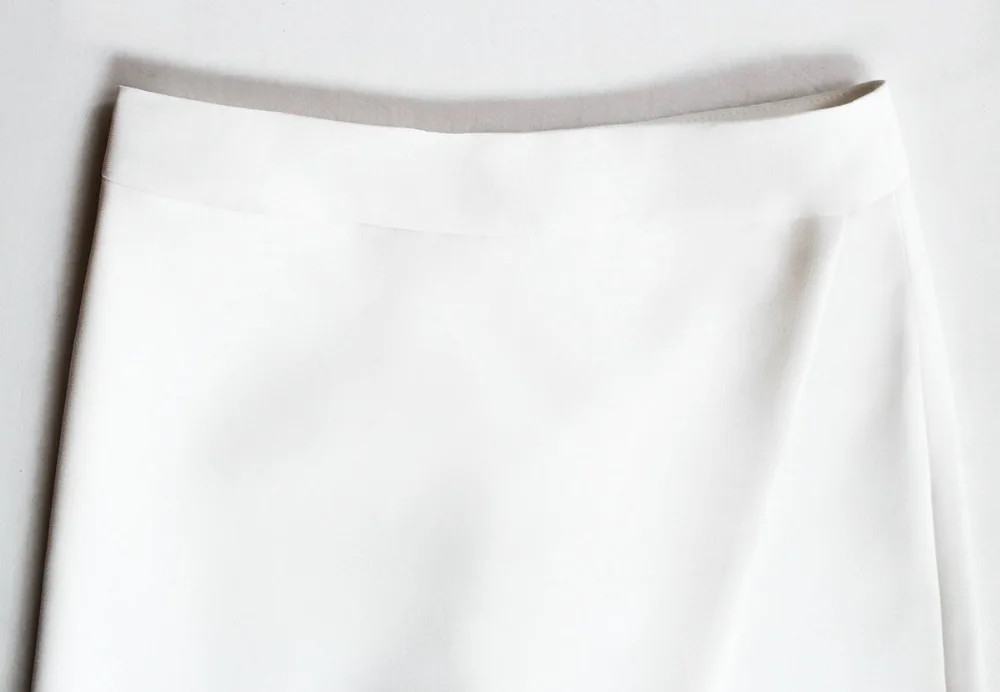 Белый v-образный вырез с длинными рукавами костюм куртка+ Высокая талия Стандартная юбка два-кусок костюм наборы женская повседневная одежда C433