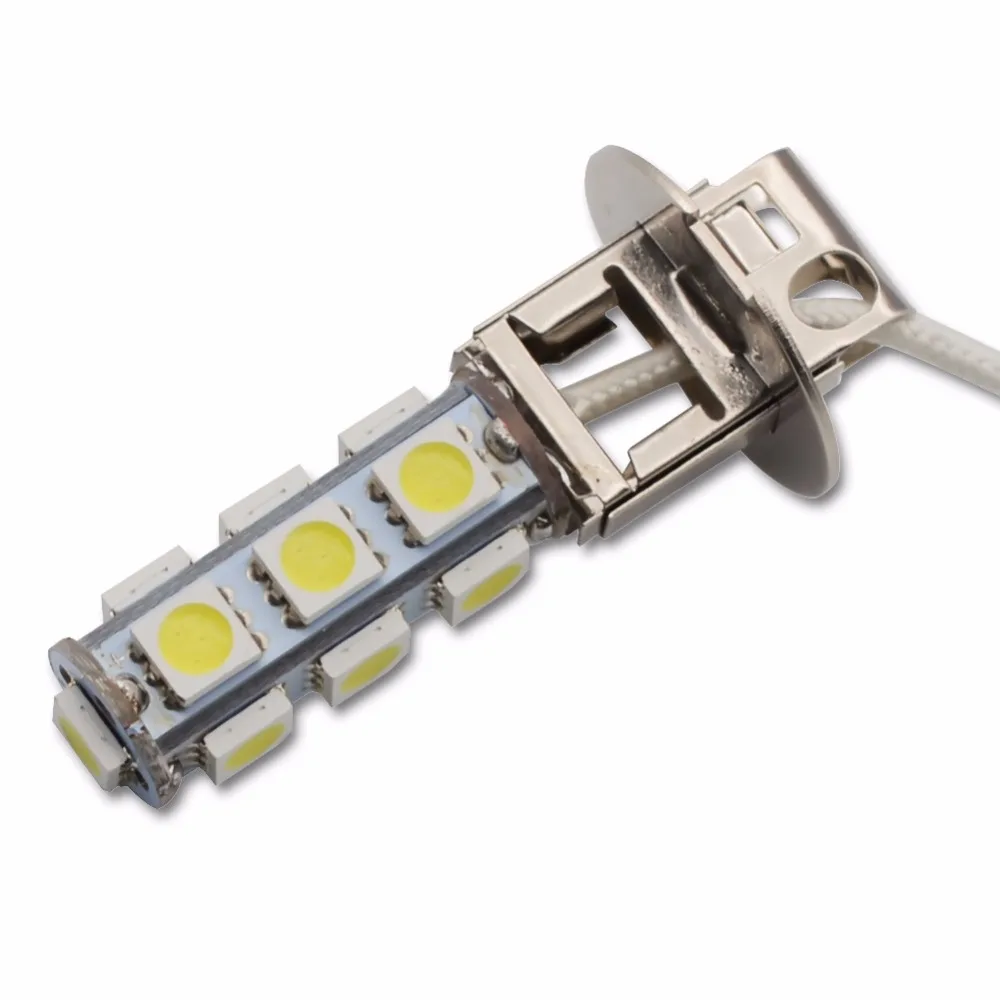 4 шт. Белый h3 13smd 5050 противотуманная фара h3 супер яркий h3 smd светодиоды 5050 h3 светодиодные фары наивысшей мощности h3 12 v