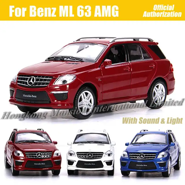 Us 1783 8 Off132 Scale Diecast Alloy Metal Luxury Suv Car Model For Benz Ml63 Amg Collectible Model Collection Sound Light Toys Car In Diecasts