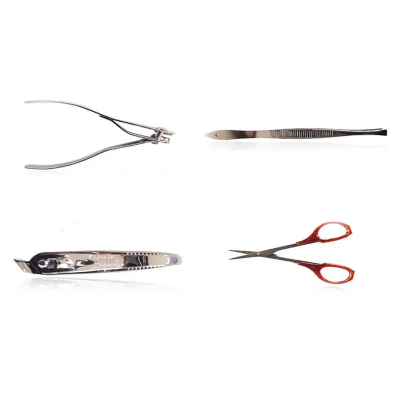 Набор для маникюра и педикюра 10 шт./компл. + чехол инструменты ухода за ногтями