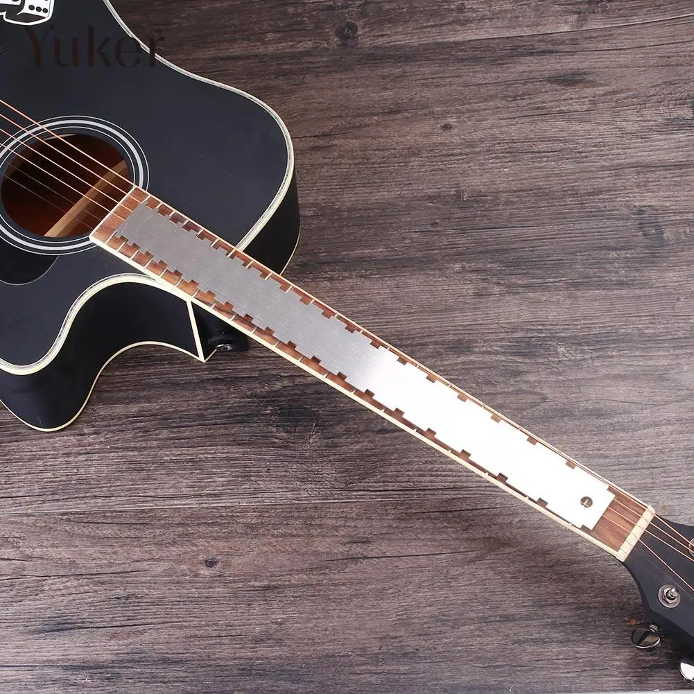 

Guitar Neck Notched Ruler Luthiers Tool Fret Board Fingerboard Straight Edge