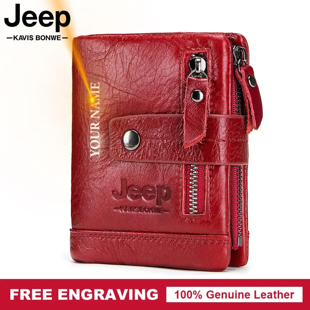 

Free Engraving Gift Genuine Leather Women Wallet Female Coin Purse Small Card Holder Portomonee Lady Walet for Friend Money Bag