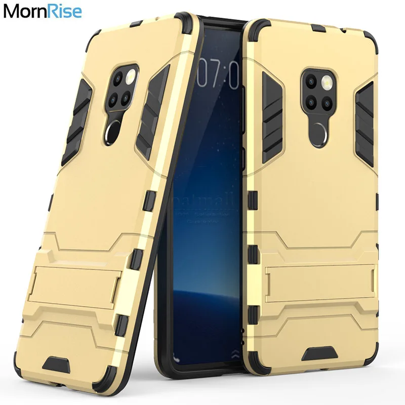 Для huawei mate 20 lite Pro Чехол Kick Stand задняя крышка чехол двойной слой PC TPU Прочный