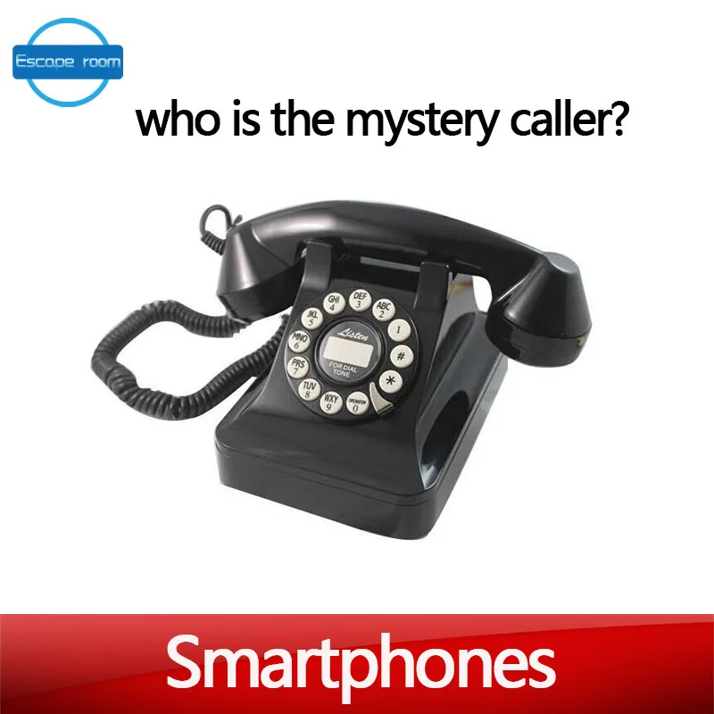 

escape room prop horrible smart phone game props for escape smart phone call dial right password to unlock with audio clues