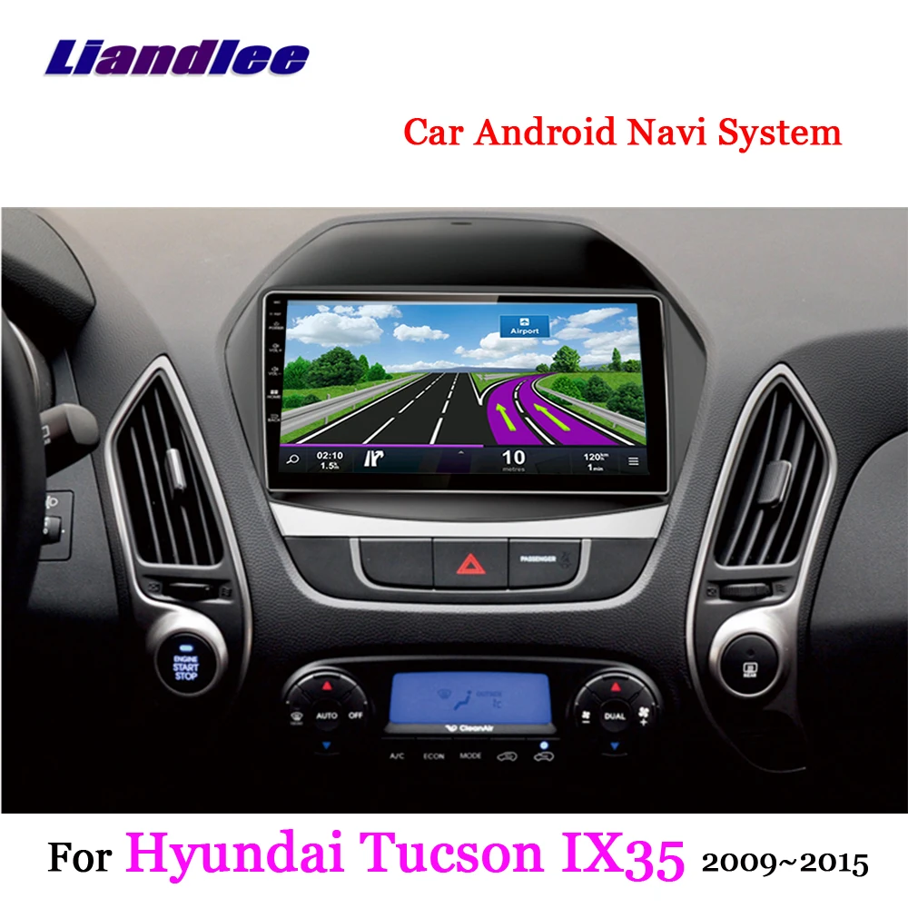 Flash Deal Liandlee For Hyundai Tucson IX35 2009~2015 Android 7.1 System Radio Carplay BT Camera Wifi TV GPS Map Navi Navigation Multimedia 2