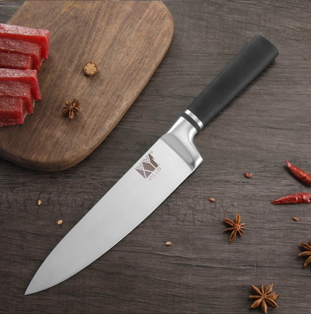 XYj японский, из нержавеющей стали Кухня Ножи " утилита Santoku шеф-повара нарезки хлеба точилка для ножей бар Ножи держатель