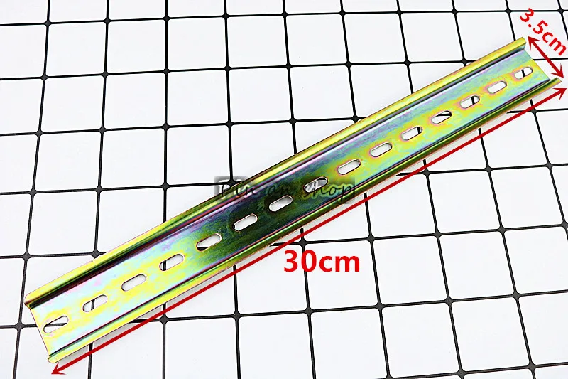 

30CM din rail C45 Guide Mounting clip Installation track fixed 35mm Wiring row fixed MCB fixing seat rail din