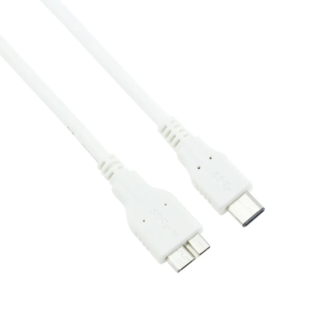 5Gbps Micro B USB 3.0 to USB 3.1 Type-C Micro B Data Cable 1m 3ft For Macbook USB 3.0 External Hard Drive 5Gbps Micro B USB 3.0 to USB 3.1 Type-C Micro B Data Cable 1m 3ft For Macbook USB 3.0 External Hard Drive