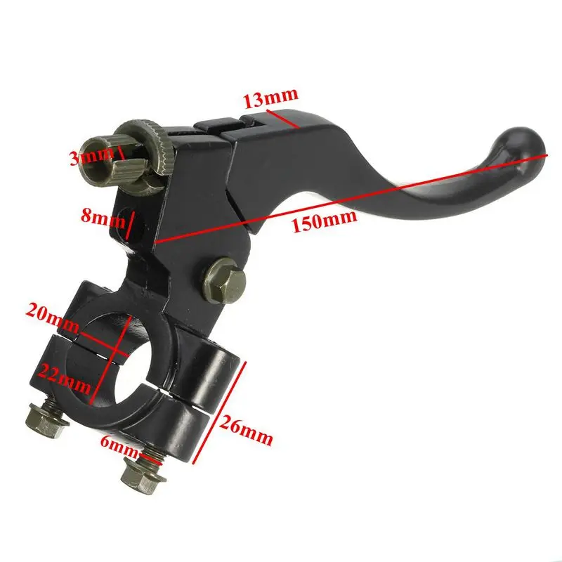 Тормозной Рычаг Сцепления Мотоцикла 2,2 см отверстие диаметр сплава правая сторона тормозной рычаг Окунь сцепления для Honda руль подходит для 22 мм