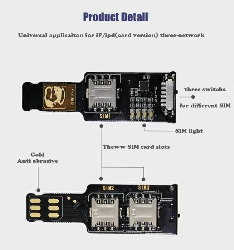 750 Multi-fuction SIM card tester wifi test  unlock adaptor for iphone ipad (4)