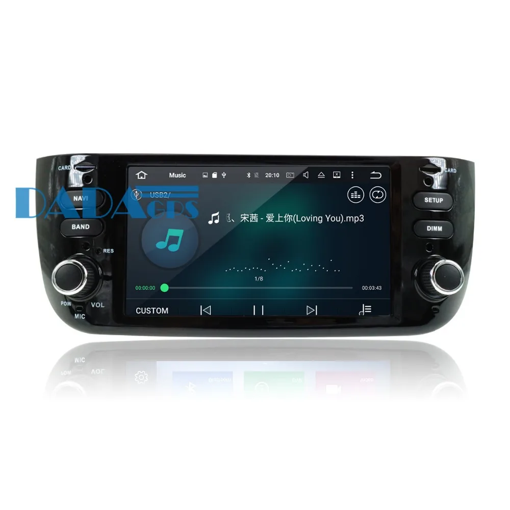 Best Android 8.1 Car DVD player GPS Navigation Car Radio Stereo Headunit For Fiat Punto 2009 - 2015 Linea 2012 - 2018 Multimedia IPS 3