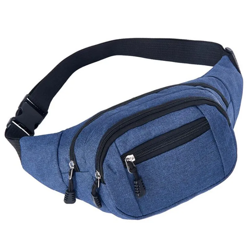 

Fanny Pack Waist Bag Women High Quality Canvas Outdoor Mountaineering Sports Bag Fashion Waterproof Waist Bag Mobile Phone Bag