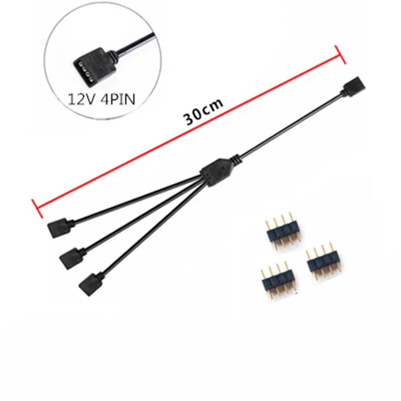 Материнская плата интерфейс 3PIN/4PIN AURA RGB 1-4 интерфейс сплиттер адресуемый D-RGB синхронизация концентратор передачи удлинитель