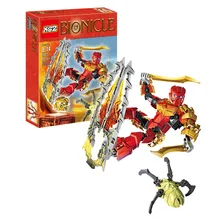 2016 новый горячий продажа Бионикл таху мастер огня XZS 708-3 Minifigure Building Block Игрушки Действий Рис.