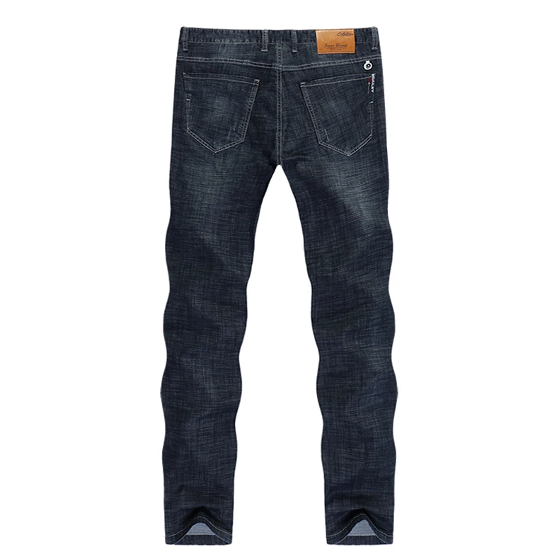 Джинсы мужские деловые Повседневные Классические прямые черные ультратонкие мягкие дышащие длинные брюки деловые мужские нежные джинсы