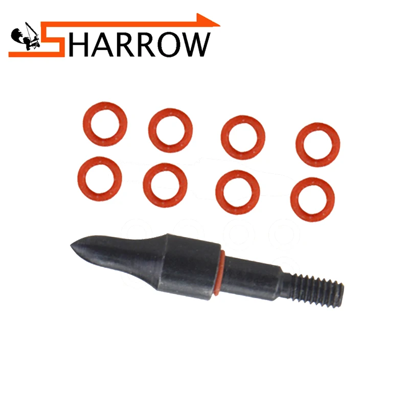 50/100pcs Arrowhead Points Locks O Ring Rubber Washers Target Broadheads Arrow Hunting Accessory