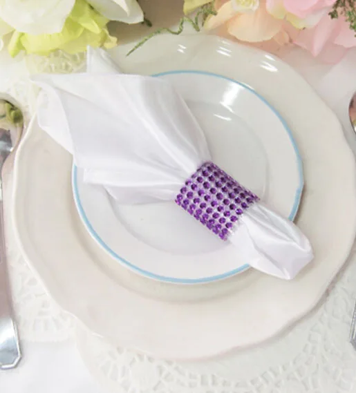 6 Pcs Wedding Party Rhinestone Bling Napkin Ring Diamond Banquet 6 Pcs Wedding Party Rhinestone Bling Napkin Ring Diamond Banquet Table Dinner Paper Towel