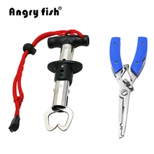 Angryfish Fishing Tool Set Stainless Steel Fishing Grip Fish Controller K2+Multi-Functions Fishing Hook Line Pliers Tackle L3