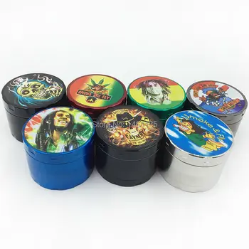 

Four layers magnet weed herb grinder, the grinder, a variety of color choices the grinder, portable hookah, and free shipping