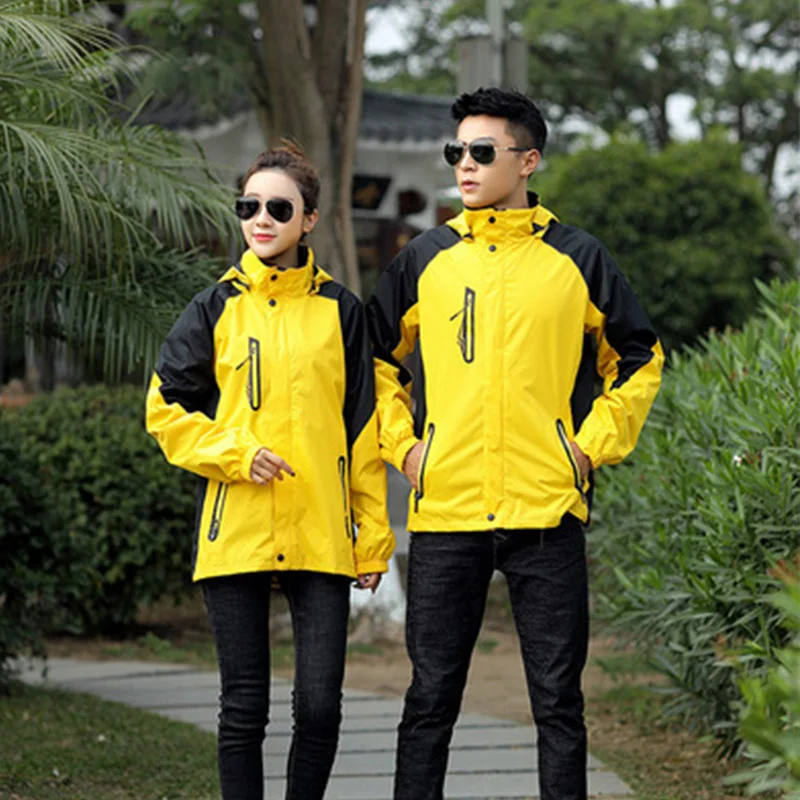 

CANDOMOM Women Cardigan Jackets Waterproof Breathable Lovers Coat Men Outdoors Riding Travel UV Protection Jackets