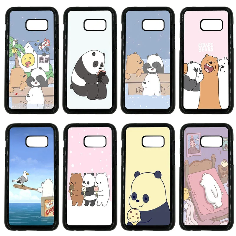 Hot Sale We Bare Bears Cell Phone Case Hard Plastic Cover for Samsung Galaxy A3 A5 A7 A8 2015 2016 2017 2018 Note 8 7 5 3 Shell |