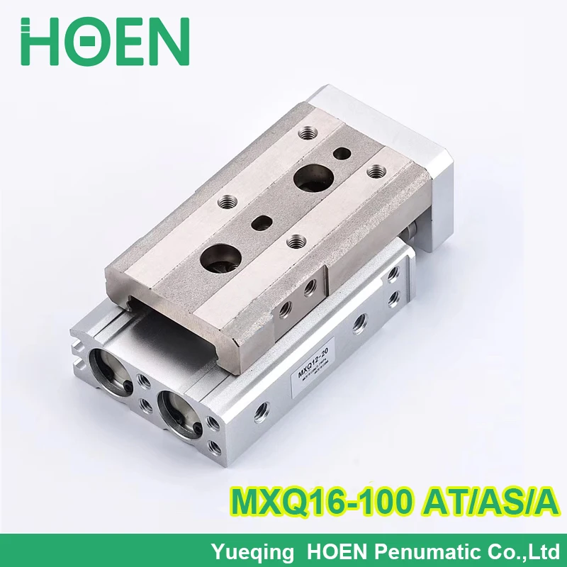 MXQ16-100 AS-AT-A серия MXQ скользящий стол пневматические Воздушные цилиндры пневматический компонент воздушные инструменты MXQ скользящий цилиндр